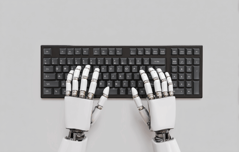 Robotic Hands on Keyboard (1)